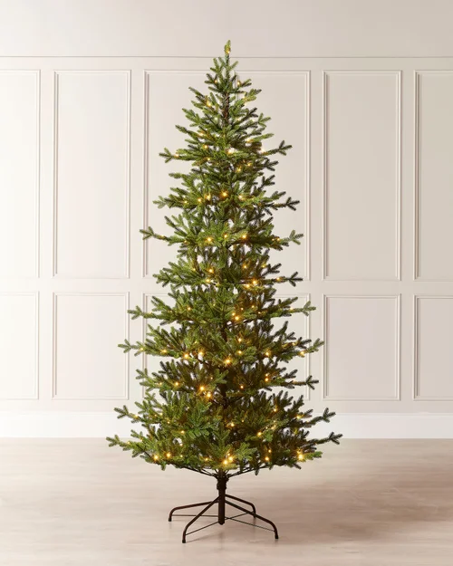 WeRChristmas Green Pre-Lit Nordic Pine Christmas Tree 1893 Pe Pvc Tips 400 Warm White Leds Memory Controller 6 Ft - No Size Image 2