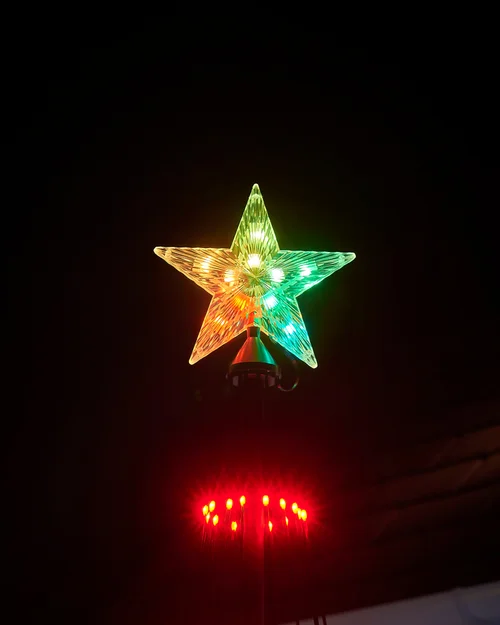 WeRChristmas Multi-Colour Rgb Led Pop-Up Christmas Tree With Star 2.5 M - No Size Image 3