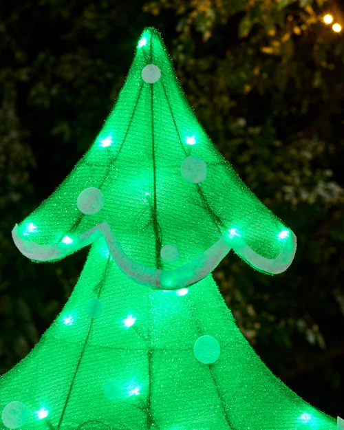 WeRChristmas Pre-Lit Penguin Reindeer And Polar Bear With Tree Silhouette 158 Cm - No Size Image 5