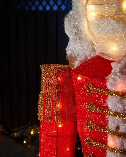 WeRChristmas White Pre-Lit 3D Nutcracker Silhouette 165 Cm - No Size Image 4