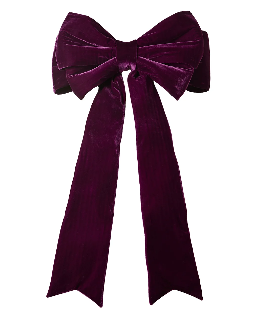WeRChristmas Purple Large Velvet Christmas Bow 140 Cm - No Size Image 1