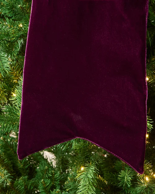WeRChristmas Purple Large Velvet Christmas Bow 140 Cm - No Size Image 6