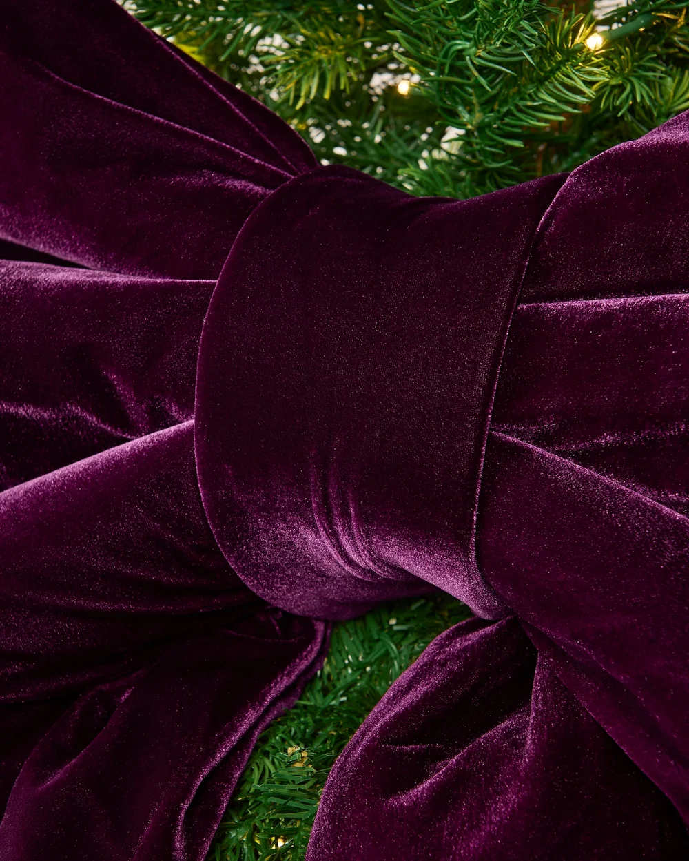 WeRChristmas Purple Large Velvet Christmas Bow 140 Cm - No Size Image 4