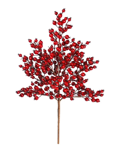 WeRChristmas Red Berry Christmas Tree Topper 90 Cm - No Size Image 1