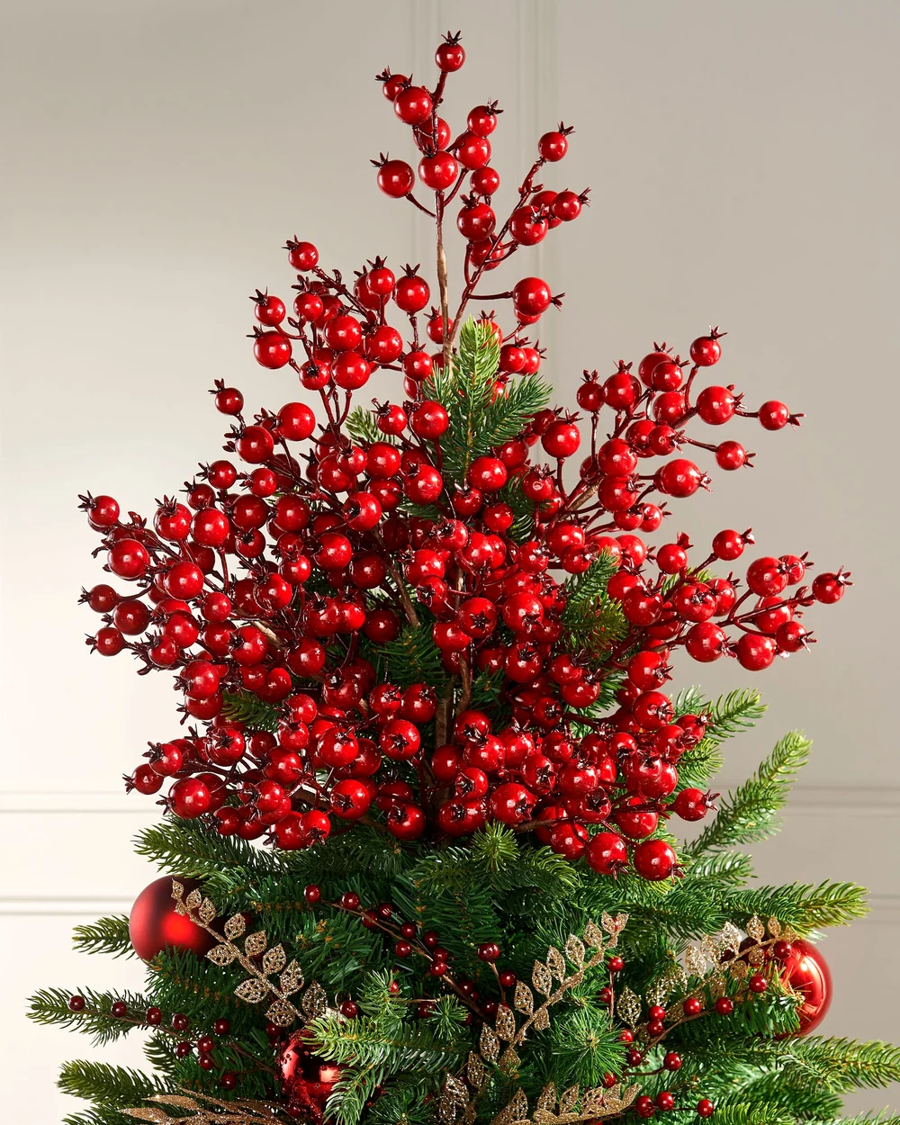 WeRChristmas Red Berry Christmas Tree Topper 90 Cm - No Size Image 3