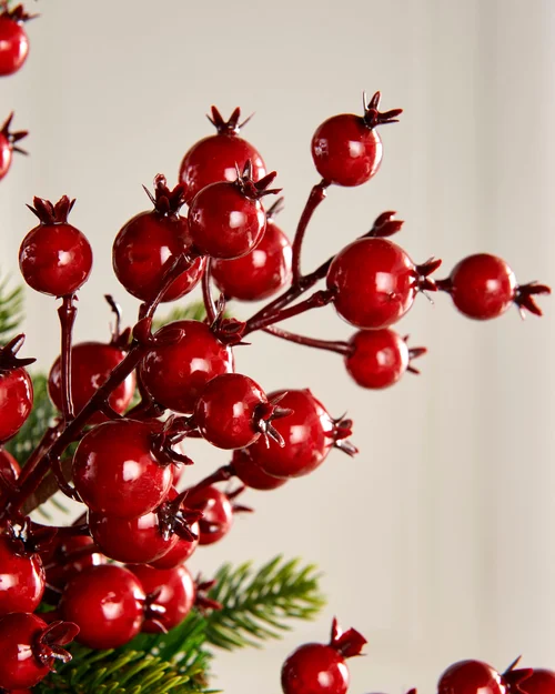 WeRChristmas Red Berry Christmas Tree Topper 90 Cm - No Size Image 4