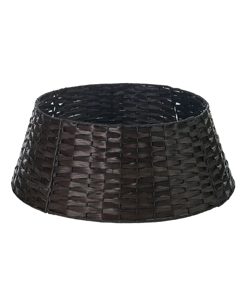 WeRChristmas Dark Brown Rattan Christmas Tree Collar 65 Cm - No Size Image 1