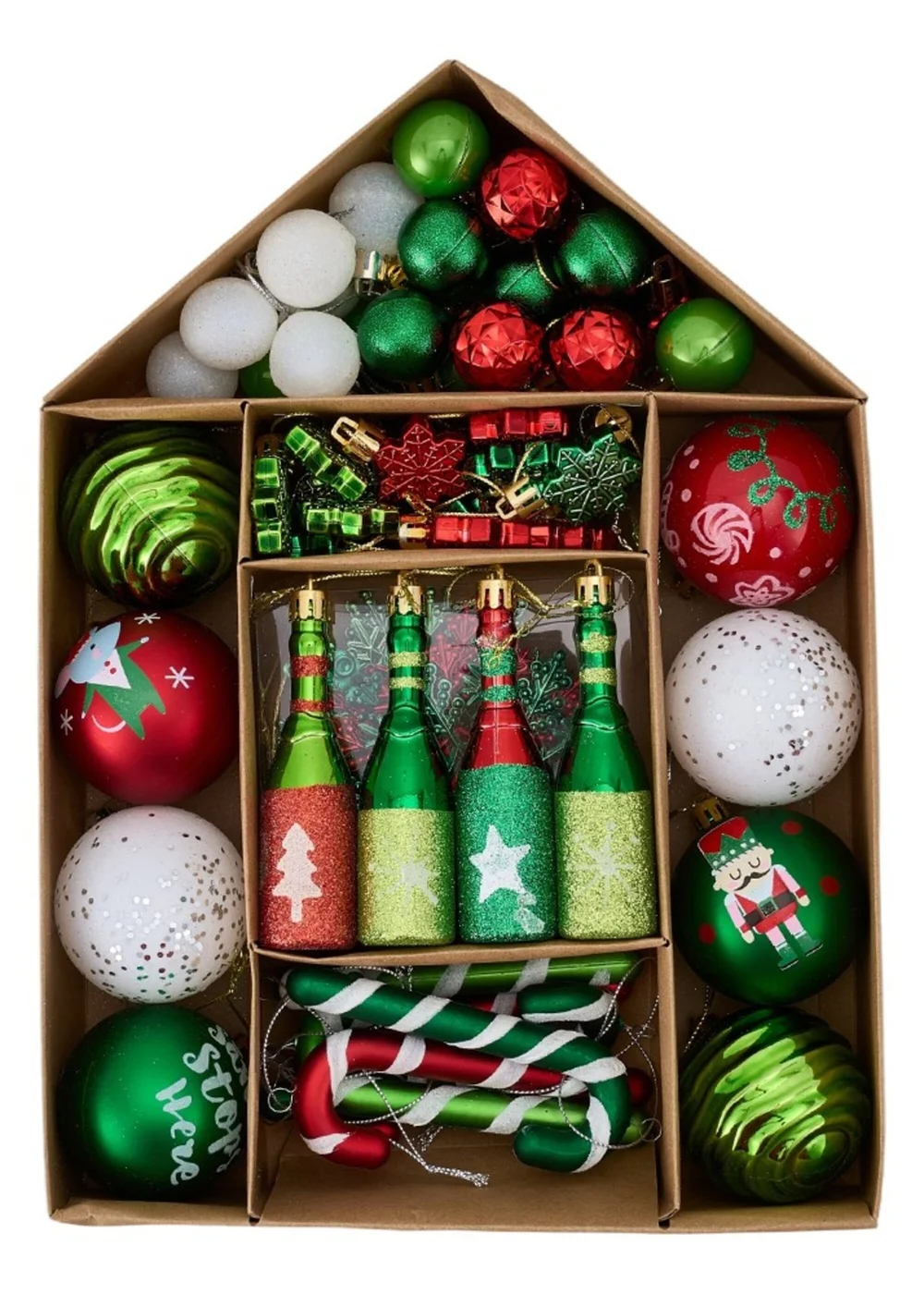 Lifeideas Green 70Pcs Christmas Tree Ornament Set - One Size Image 3