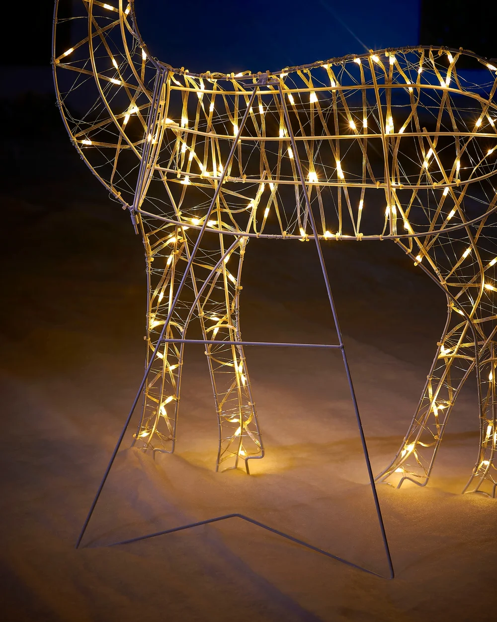 WeRChristmas Multi-Colour 2D Standing Reindeer Silhouette 95 Cm - No Size Image 5