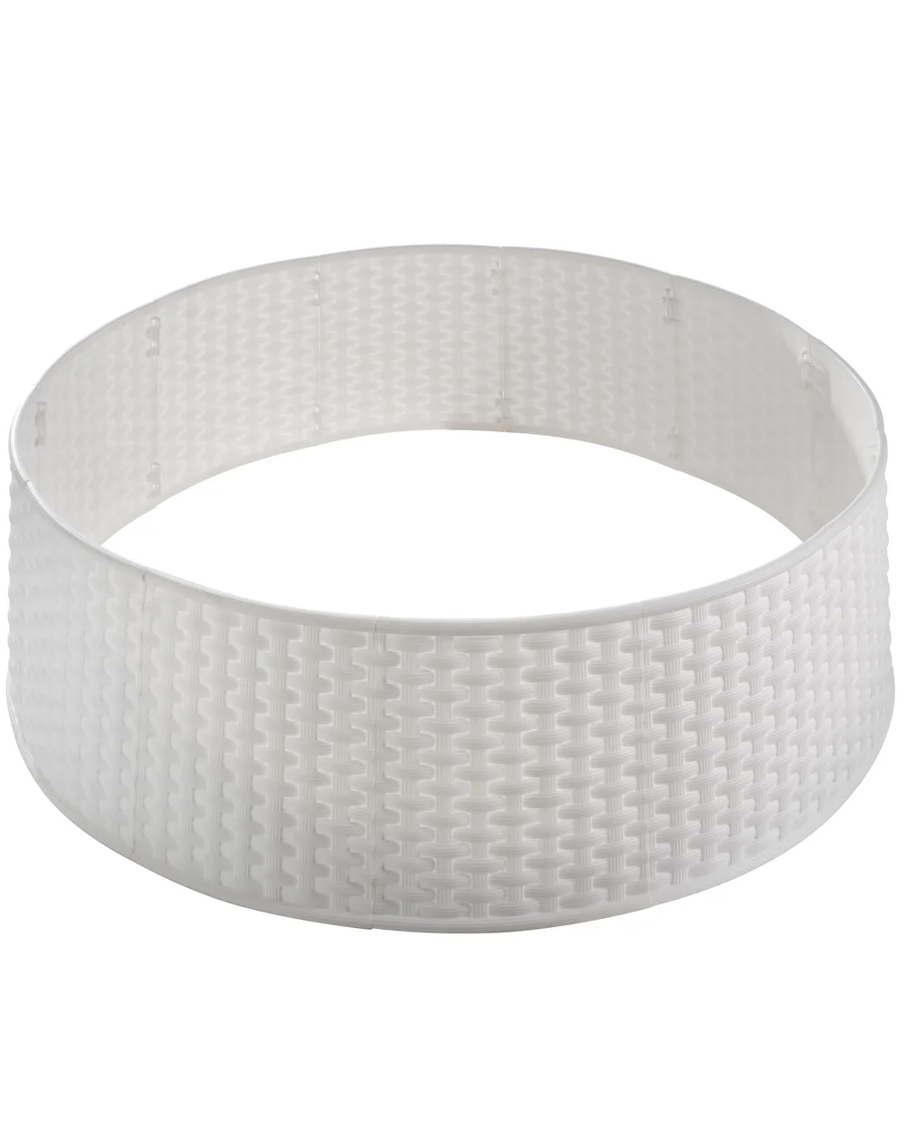 WeRChristmas White Rattan Effect Christmas Tree Collar 65 Cm - No Size Image 1