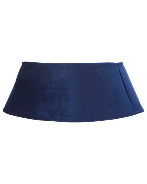 WeRChristmas Navy Velvet Christmas Tree Collar 70 Cm - No Size Image 1