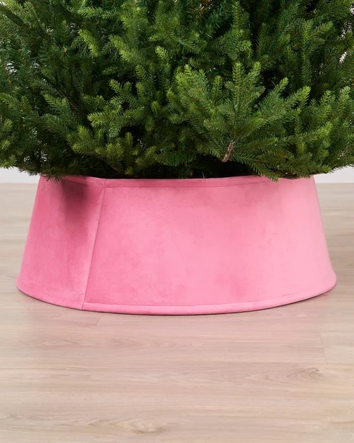 WeRChristmas Pink Velvet Christmas Tree Collar 70 Cm - No Size Image 2