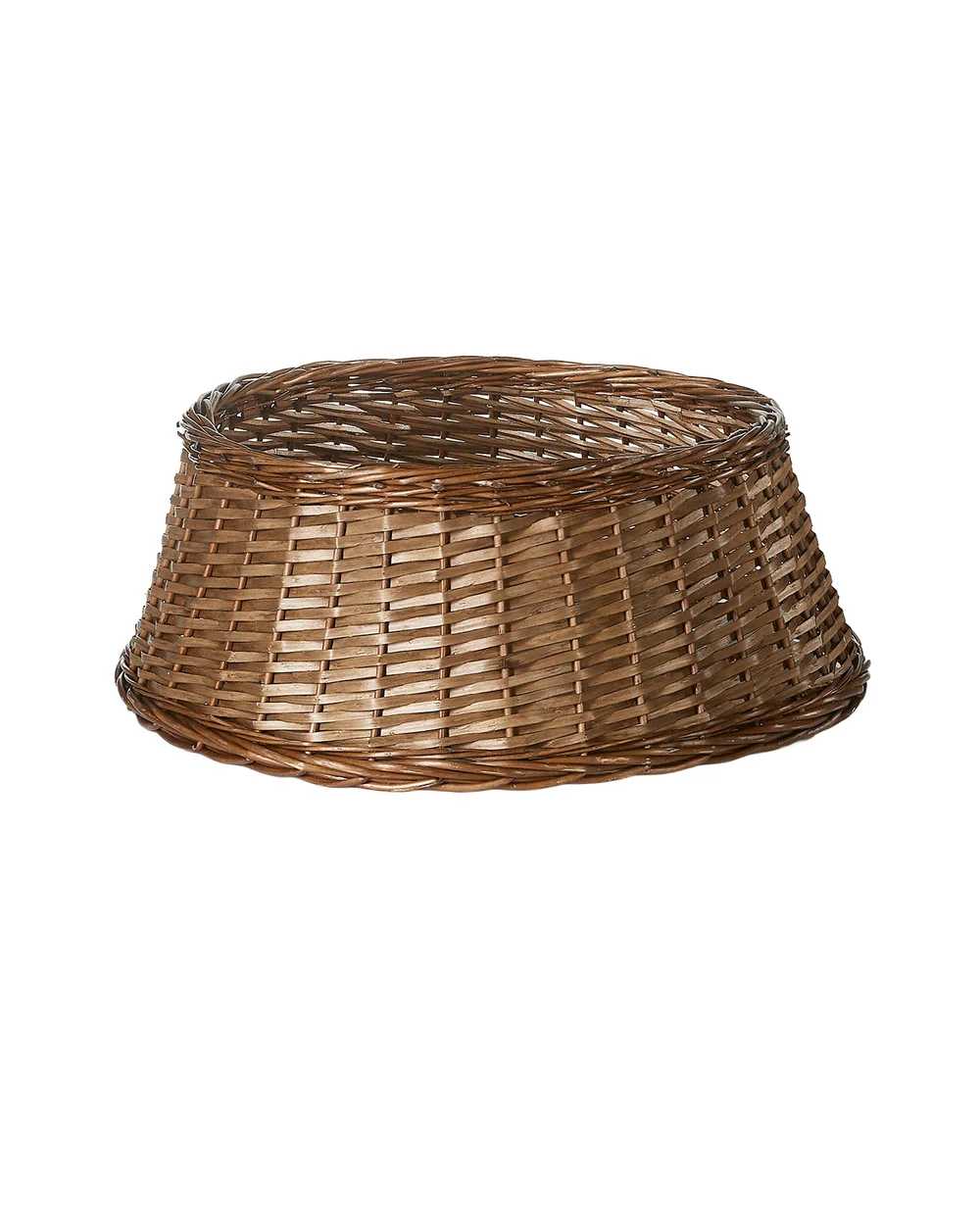 WeRChristmas Natural Brown Wicker Rattan Christmas Tree Collar 70 Cm - No Size Image 1