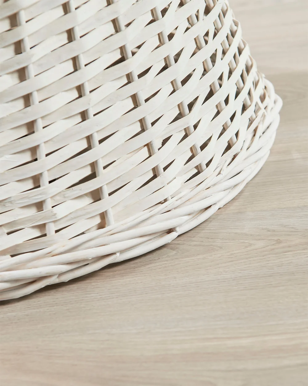 WeRChristmas Off-White Wicker Rattan Christmas Tree Collar 70 Cm - No Size Image 4