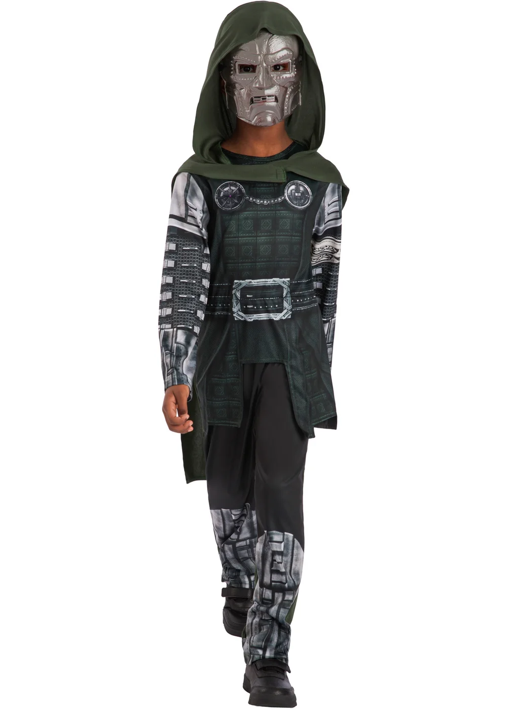 Marvel Avengers Dr Doom Child Costume (5-13 Years) - 5-6 Yrs Image 1