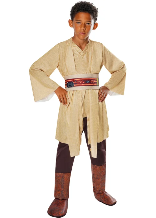 Star Wars Deluxe Jedi Child Costume (3-8 Years) - 7-8 Yrs Image 5