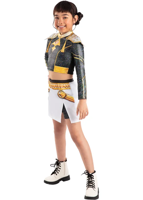 Kpop Demon Hunters Zoey Golden Deluxe Child Costume (4-13 Years) - 7-8 Yrs Image 4