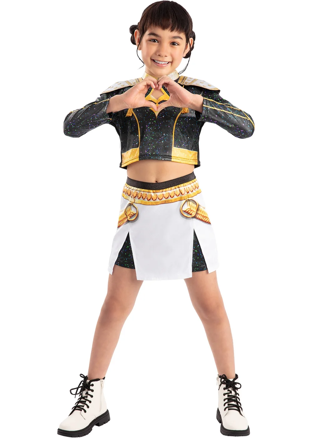 Kpop Demon Hunters Zoey Golden Deluxe Child Costume (4-13 Years) - 7-8 Yrs Image 5