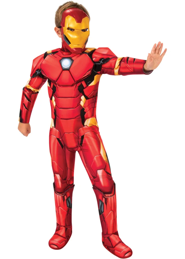 Marvel -Avengers Iron Man Deluxe Child Costume (3-10 Years)