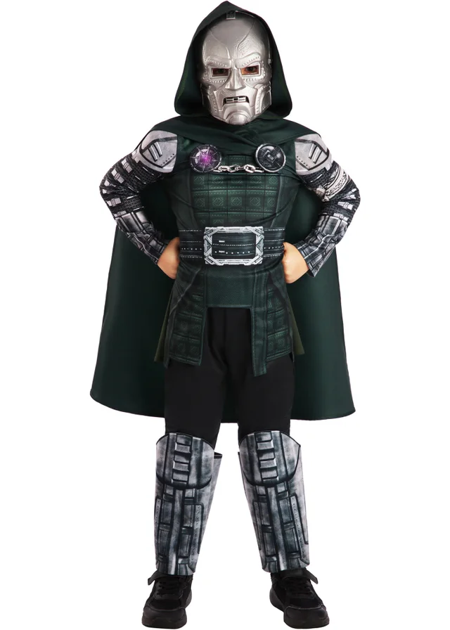 Marvel Avengers Dr Doom Deluxe Child Costume (5-13 Years)