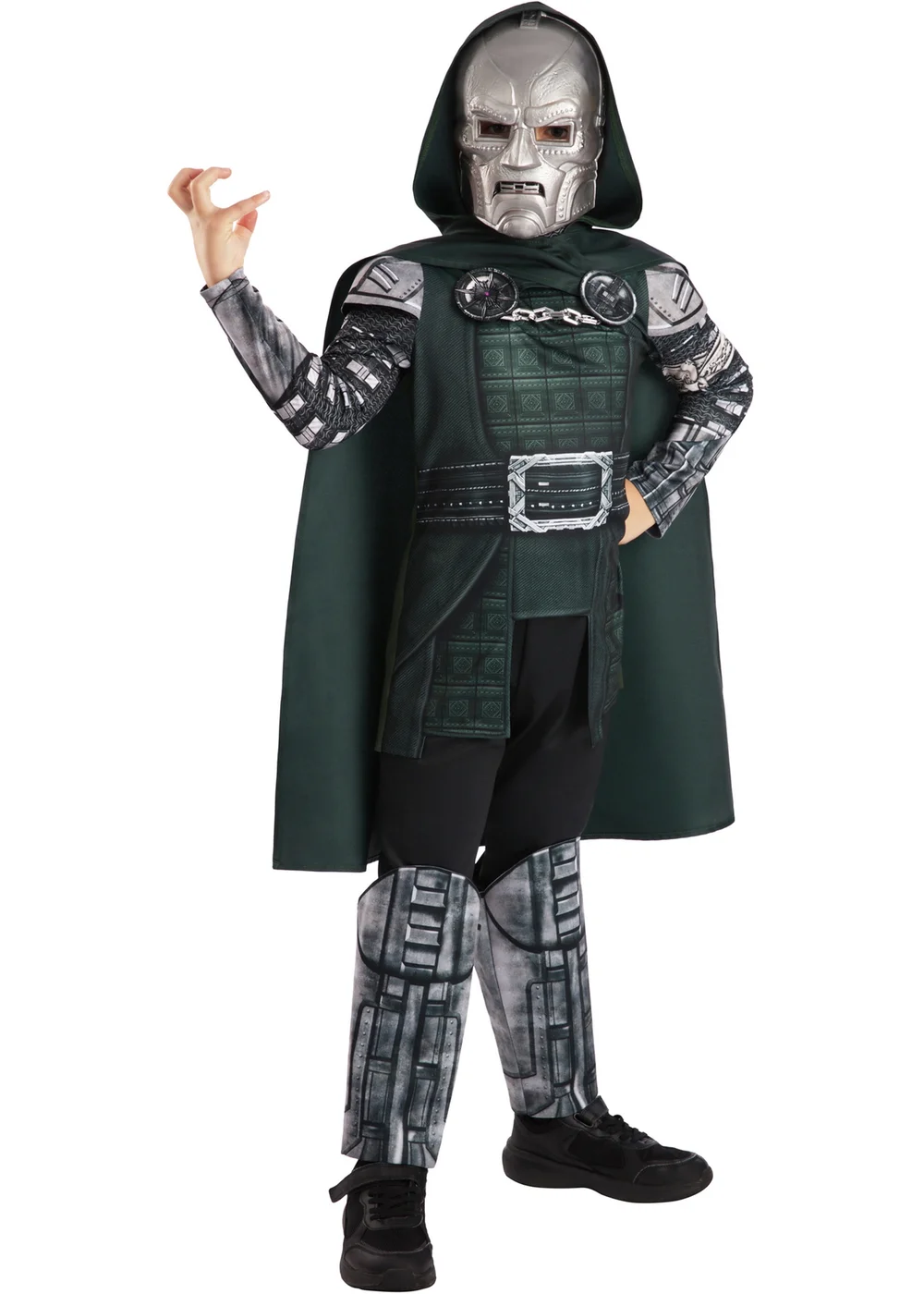 Marvel Avengers Dr Doom Deluxe Child Costume (5-13 Years) - 11-13 Yrs Image 5