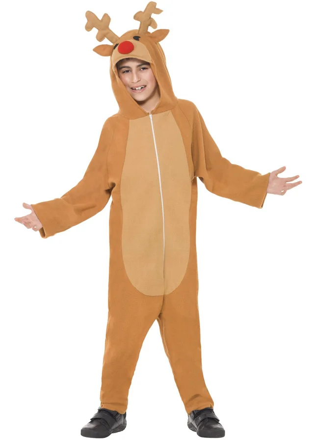 Smiffys Reindeer Child Costume (7-12 Years)