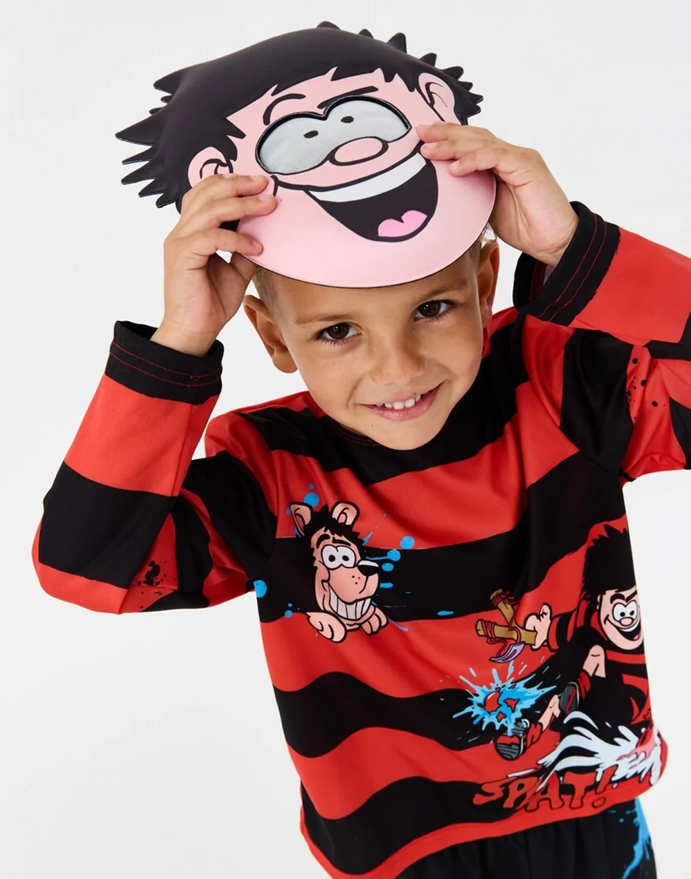 Vanilla Underground Beano Boys Multicoloured Dennis the Menace 3 Piece Costume (4-10 Years) - 4-6 Yrs Image 2
