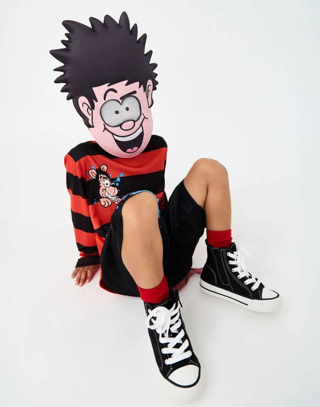 Vanilla Underground Beano Boys Multicoloured Dennis the Menace 3 Piece Costume (4-10 Years)